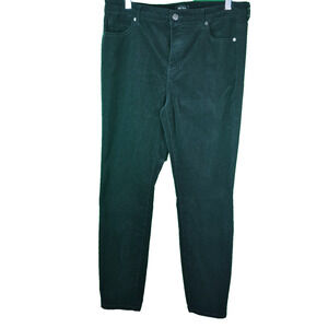 Well Worn Women's High Rise Corduroy Pants Black Size 12 – Pre-Owned VGC